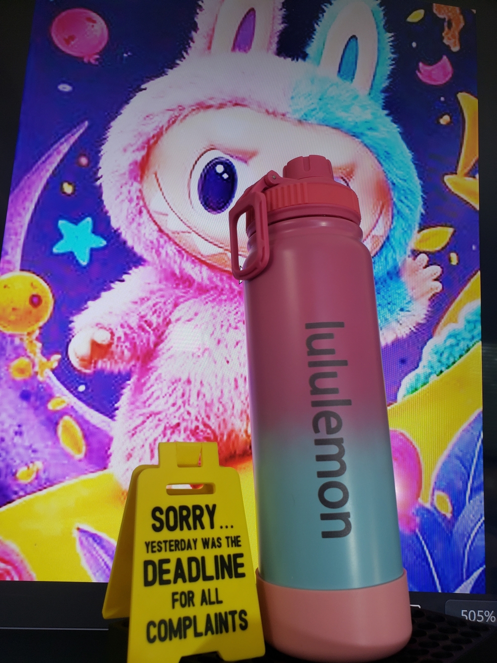 Sport Custom Ombre Pink to Blue Water Bottle - Durable Insulated Bottle